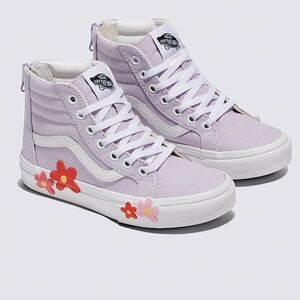 Vans Kids Lavender High-Top Sneakers